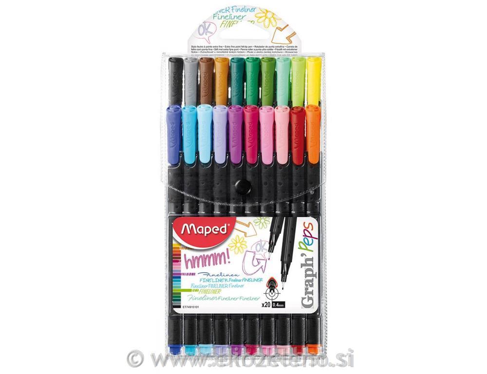 FLOMASTRI MAPED COLOR'PEPS 20/1 PVC