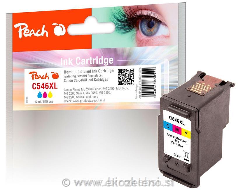 Črnilo Peach Canon CL-546XL color 14ml,