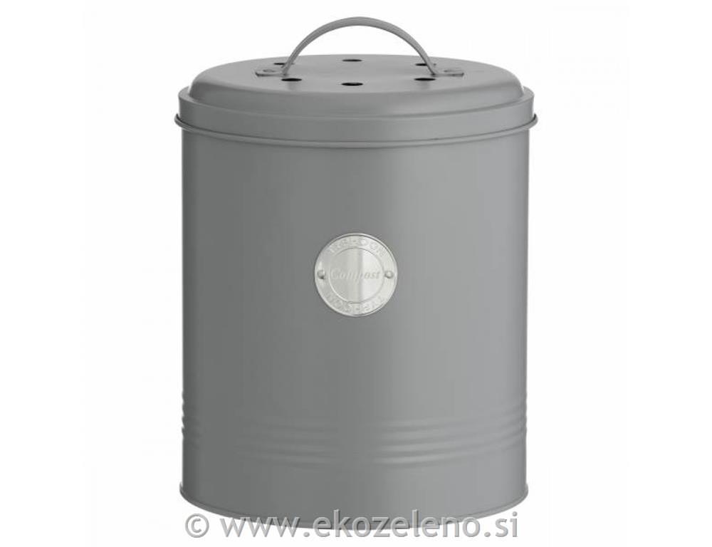 Kompostnik Caddy 2,46 l, siv